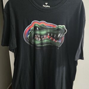 Fanatics Black T-Shirt with Green Reptile Design